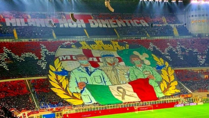 Milan-Inter Derby coreografia Curva Sud AC Milan (1)