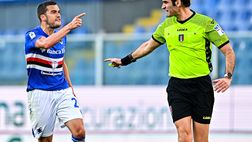 Sampdoria-Torino 0-2, la moviola: contatto Singo-Augello, può starci il rigore