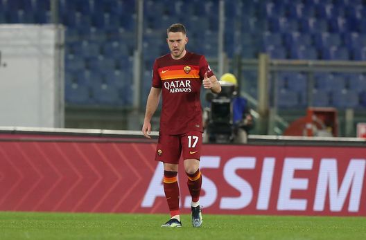 Jordan Veretout, centrocampista francese della Roma Jordan Veretout, centrocampista francese della Roma
