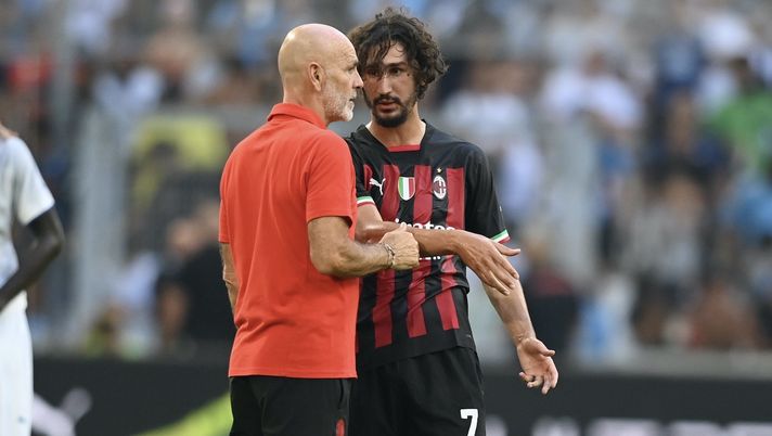 Pioli Adli AC Milan amichevole Olympique Marsiglia-Milan 0-2