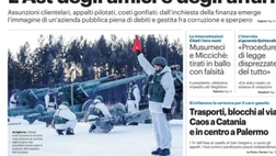 Prima Pagina, Giornale di Sicilia: “L’Ast degli amici e degli affari”