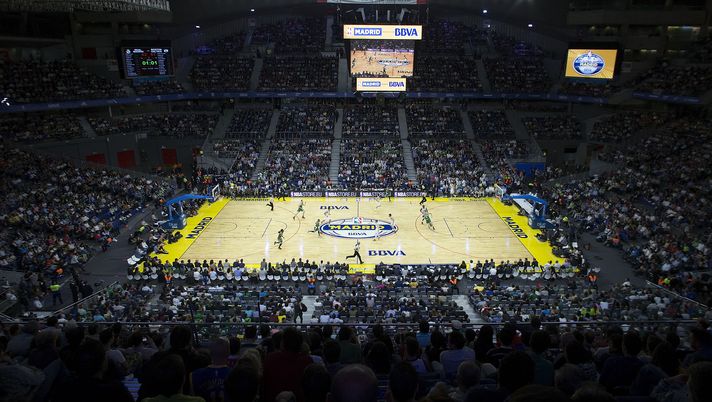 MADRID, SPAIN - OCTOBER 08: General view of the court during the friendlies of the NBA Global Games 2015 basketball match between Real Madrid and Boston Celtics at Barclaycard Center on October 8, 2015 in Madrid, Spain. (Photo by Gonzalo Arroyo Moreno/Getty Images) MADRID, SPAIN - OCTOBER 08: General view of the court during the friendlies of the NBA Global Games 2015 basketball match between Real Madrid and Boston Celtics at Barclaycard Center on October 8, 2015 in Madrid, Spain. (Photo by Gonzalo Arroyo Moreno/Getty Images)