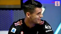 VIDEO Morata, frecciata ad Allegri? “Zero tiri, il mister sarebbe orgoglioso…”