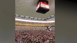 VIDEO/ Eintracht, i tifosi hanno visto la finale così: colpo d’occhio impressionante