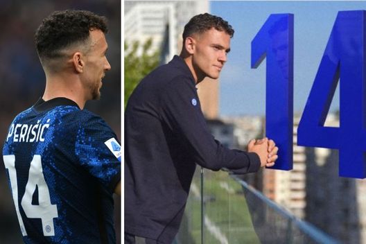 Asllani prende la 14. Arriva la benedizione di Perisic: “In bocca al lupo, piccolino”- immagine 2