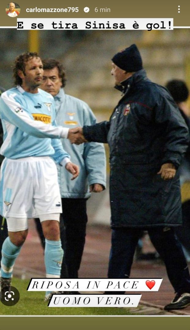 Mihajlovic, l’addio della Roma. Mazzone: “Uomo vero”. Bruno Conti: “Ci mancherai”- immagine 3