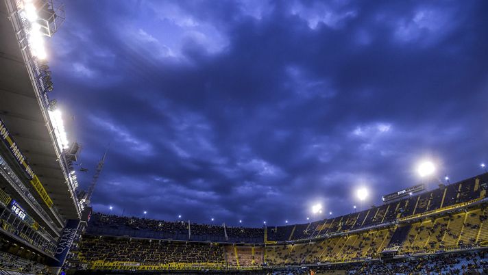 BUENOS AIRES, ARGENTINA - SEPTEMBER 15: General View of Estadio Alberto J. Armando before a match between Boca Juniors and Estudiantes de La Plata as part of Superliga Argentina 2019/20 at Estadio Alberto J. Armando on September 15, 2019 in Buenos Aires, Argentina. (Photo by Marcelo Endelli/Getty Images) BUENOS AIRES, ARGENTINA - SEPTEMBER 15: General View of Estadio Alberto J. Armando before a match between Boca Juniors and Estudiantes de La Plata as part of Superliga Argentina 2019/20 at Estadio Alberto J. Armando on September 15, 2019 in Buenos Aires, Argentina. (Photo by Marcelo Endelli/Getty Images)