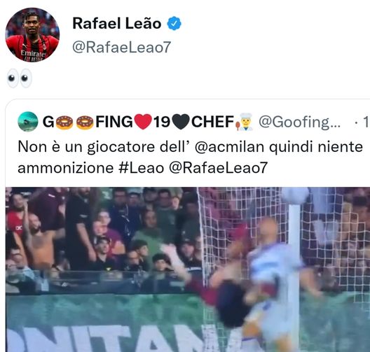 Mazzocchi come Leao, ma il giallo non arriva: il portoghese “osserva” sui social….- immagine 2