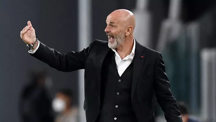 Stefano Pioli (allenatore AC Milan), qui durante Juventus-Milan 0-3 (Serie A 2020-2021) | News (Getty Images)