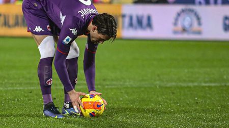 GERMOGLI PH: 17 GENNAIO 2022 FIRENZE STADIO ARTEMIO FRANCHI CAMPIONATO SERIE A TIM 2021/2022 FIORENTINA VS GENOA NELLA GOL ESULTANZA VLAHOVIC