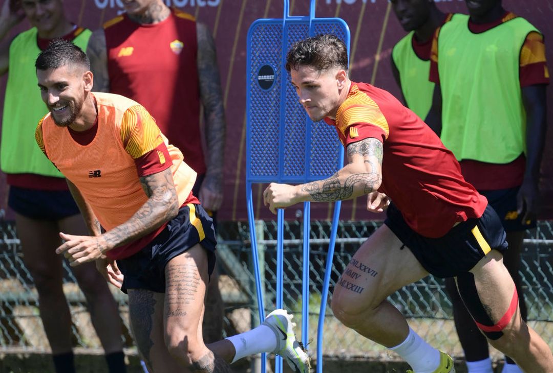La rifinitura della Roma a Trigoria in vista della Salernitana – FOTO GALLERY - immagine 12
