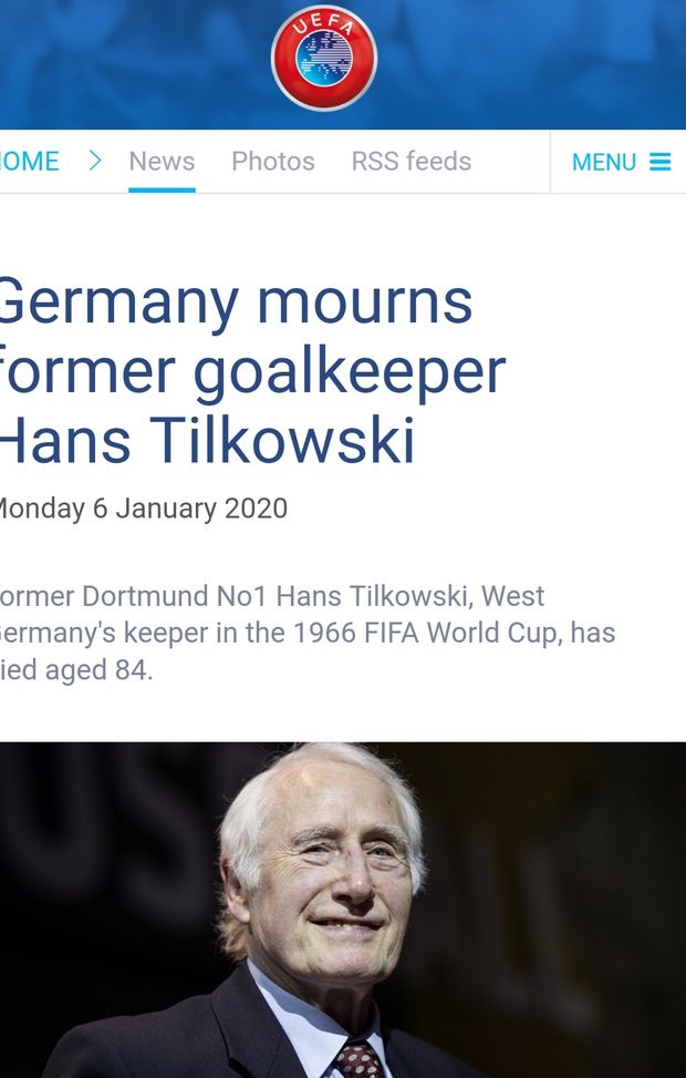 Il tributo dell'Uefa Il tributo dell'Uefa