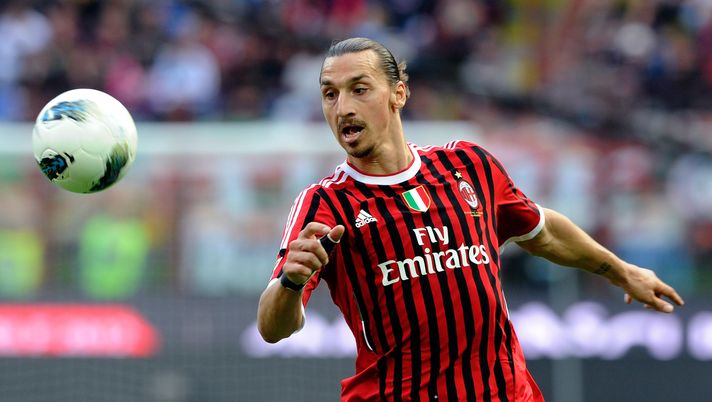 Zlatan Ibrahimovic, qui con il Milan nel 2012 (credits: GETTY Images) 