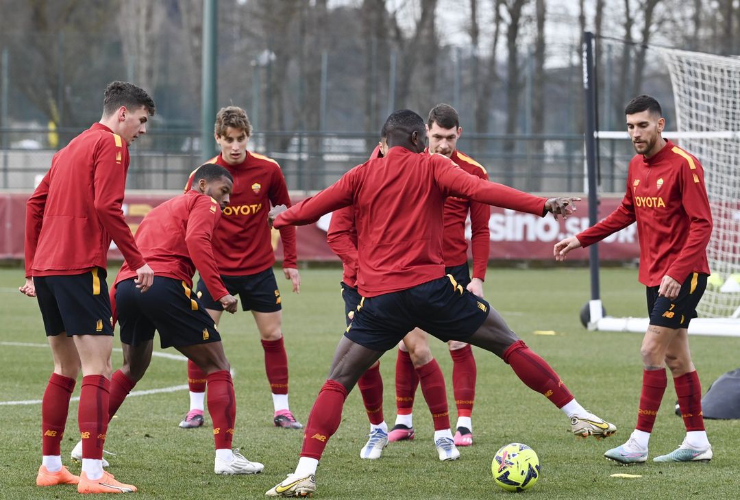 Roma, l’allenamento a due giorni dalla trasferta di Lecce – FOTO GALLERY - immagine 12