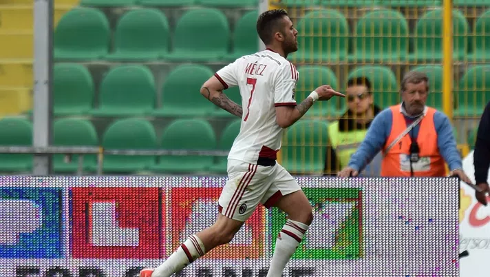 4 aprile 2015, Palermo-Milan 1-2: Jeremy Menez esulta per il suo gol (credits: GETTY Images)
