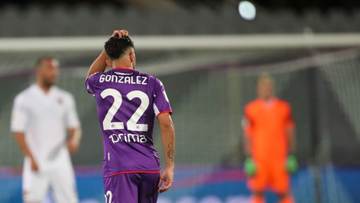 GERMOGLI PH: 13 AGOSTO 2021 FIRENZE STADIO ARTEMIO FRANCHI COPPA ITALIA FIORENTINA VS COSENZA NELLA FOTO GONZALEZ 