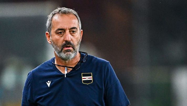 GENOA, ITALY - AUGUST 22: Marco Giampaolo head coach of Sampdoria looks on during the Serie A match between UC Sampdoria and Juventus at Stadio Luigi Ferraris on August 22, 2022 in Genoa, Italy. (Photo by Simone Arveda/Getty Images) Giampaolo: “Winks? Ha fatto solo mezzo allenamento e poi ha avuto un problema fisico” - immagine 1