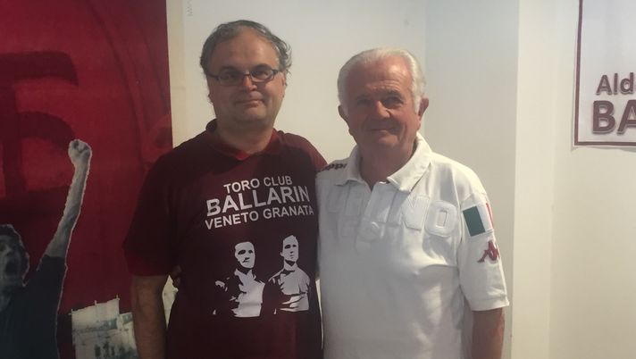 Antonio Ballarin (a destra) affianco ad Aldo Cappon (figlio di sua sorella Pia)  