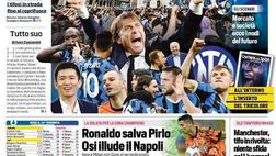 Prima Pagina, Corriere dello Sport: “Zhang, campioni!. L’Inter festeggia lo scudetto”