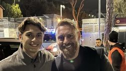 Roma-Cagliari, incontro tra Cobolli e De Rossi dopo la partita