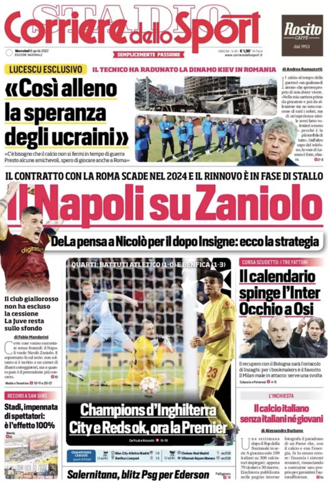 prima pagina