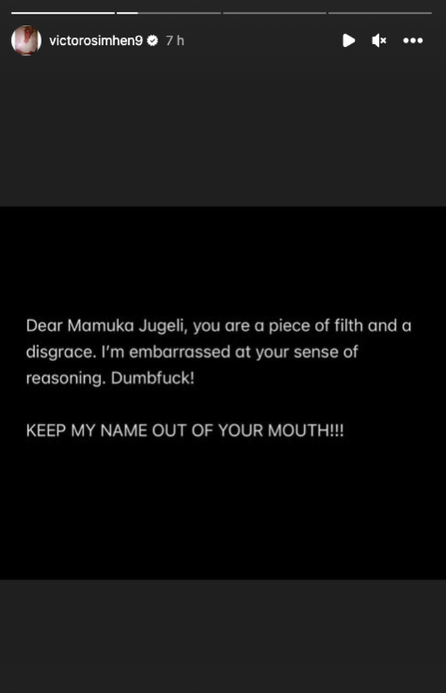 Osimhen Screen Instagram