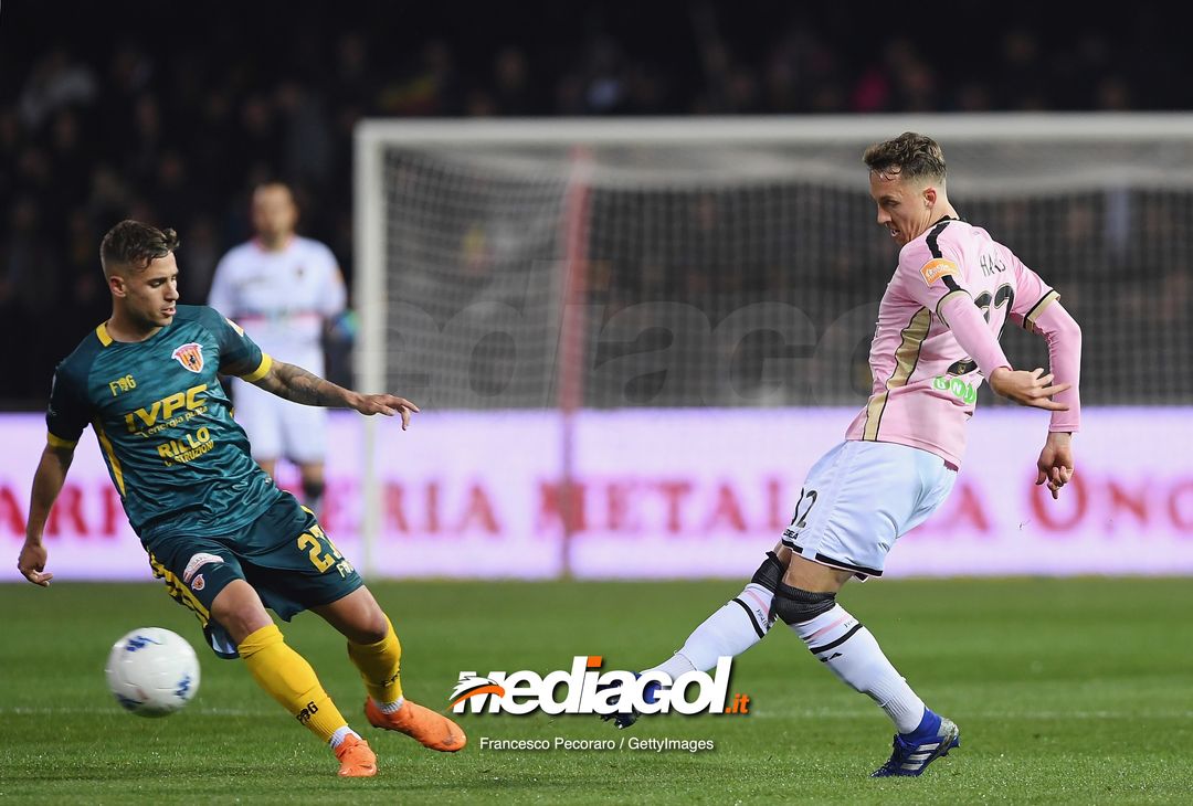  during the Serie B match between Benevento and Carpi FC at Stadio Ciro Vigorito on April 14, 2019 in Benevento, Italy. 