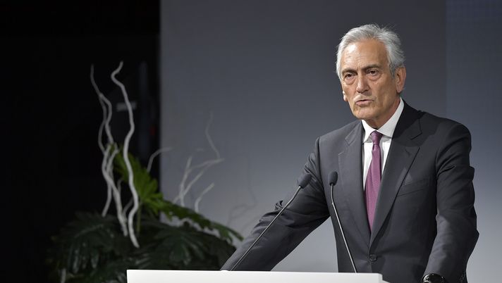 TURIN, ITALY - MARCH 15: Gabriele Gravina during the Seminar on Second teams at Allianz Stadium on March 15, 2019 in Turin, Italy. (Photo by Daniele Badolato - Juventus FC/Juventus FC via Getty Images)
