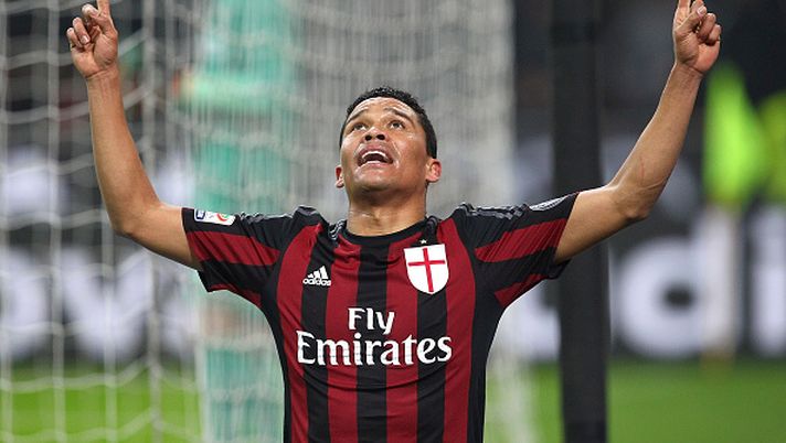 Carlos Bacca, attaccante del Milan (credits: GETTY imiages) 