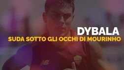 Roma, il primo allenamento di Dybala agli ordini di Mourinho | VIDEO