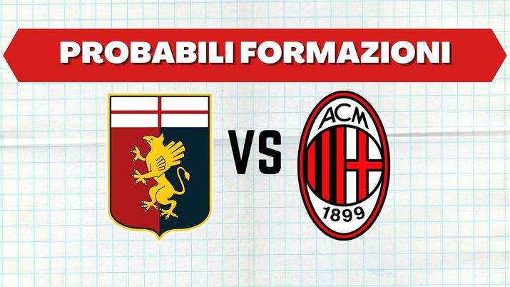 Probabili formazioni Genoa-Milan Serie A 2021-2022