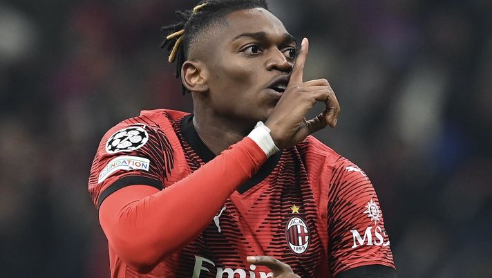Rafael Leao AC Milan Milan-PSG 2-1 Champions League 2023-2024