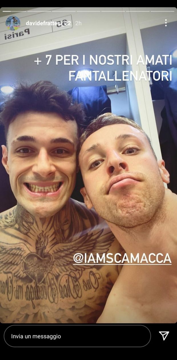 Sassuolo, Scamacca e Frattesi sugli scudi con dedica ‘social’: “+7 per i nostri amati fantallenatori”- immagine 2