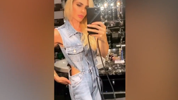 VIDEO / Ilary Blasi supersexy con la tuta di jeans su Instagram