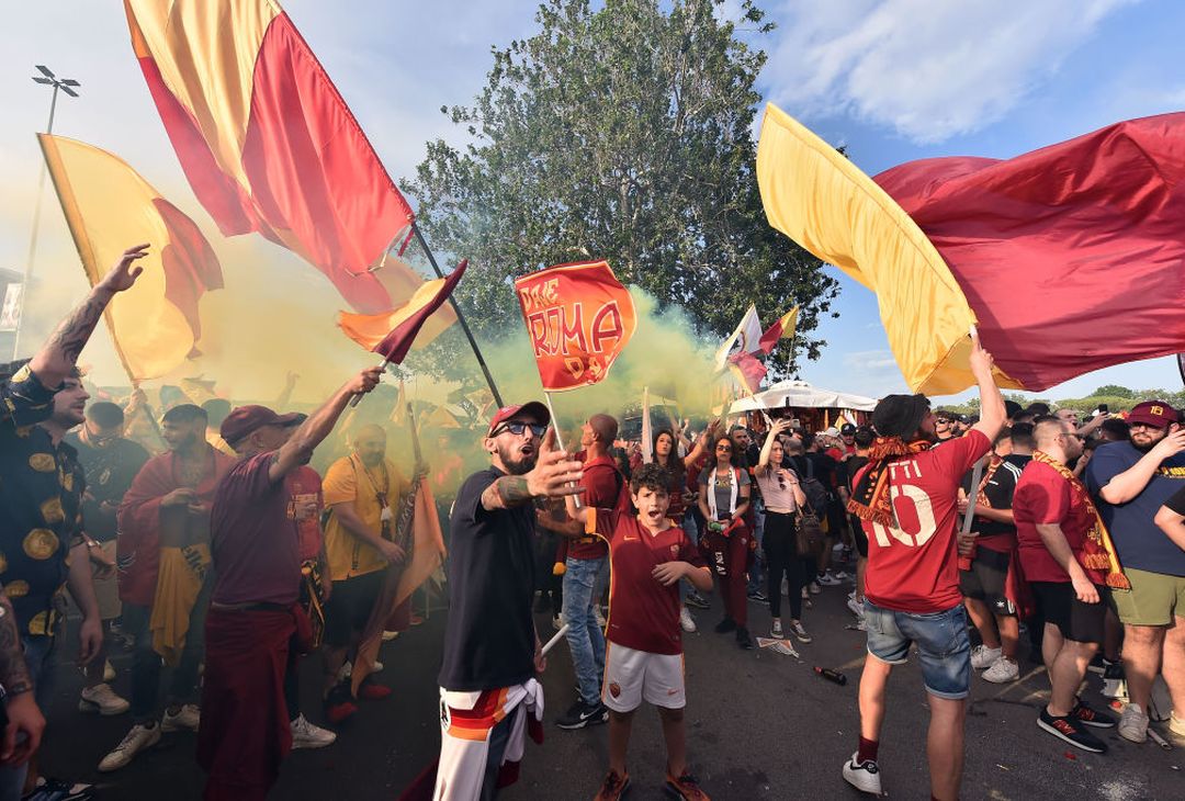 Roma-Feyenoord, all’Olimpico oltre 50mila tifosi – FOTO GALLERY - immagine 15