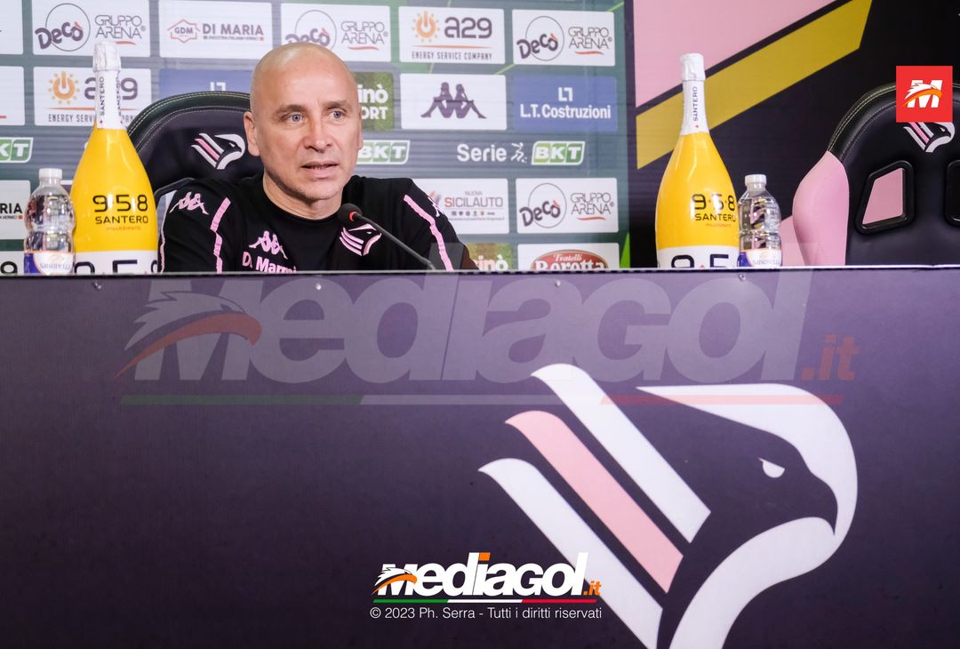 FOTO PALERMO, verso il l’Ascoli: Mister Eugenio Corini in sala stampa (Gallery) - immagine 21