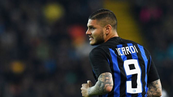 UDINE, ITALY - MAY 04: Mauro Icardi of FC Internazionale reacts during the Serie A match between Udinese and FC Internazionale at Stadio Friuli on May 4, 2019 in Udine, Italy. (Photo by Alessandro Sabattini/Getty Images) CHI GIOCA, CHI NO – Riecco Iago! Icardi, de Vrij, Muriel, Kouamé, Pellissier, Meret… - immagine 1