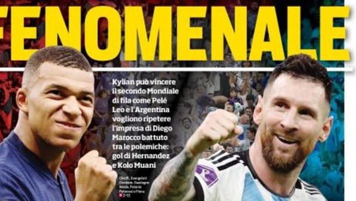 IL NAPOLI SUI MEDIA – Le prime pagine dei giornali di oggi 15 dicembre 2022 - immagine 1