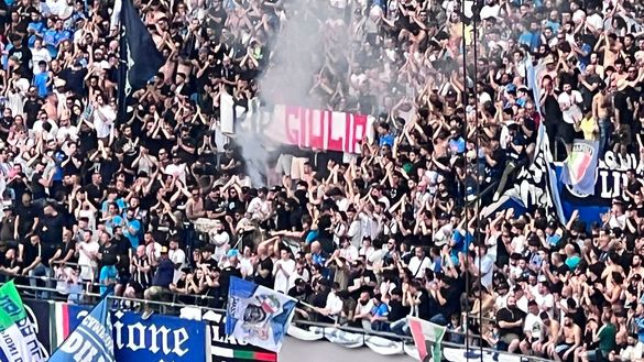 FOTO L’omaggio dei tifosi del Napoli per Giulia, la ragazza uccisa dal fidanzato- immagine 2