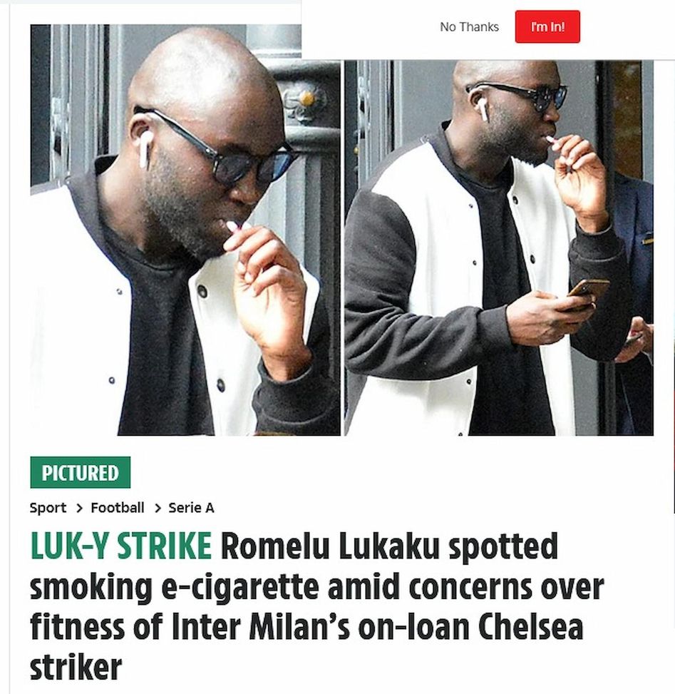 “Lukaku fuma”. Rom sbotta contro il Sun: “Non sono io! I miei vi contatteranno presto”- immagine 2