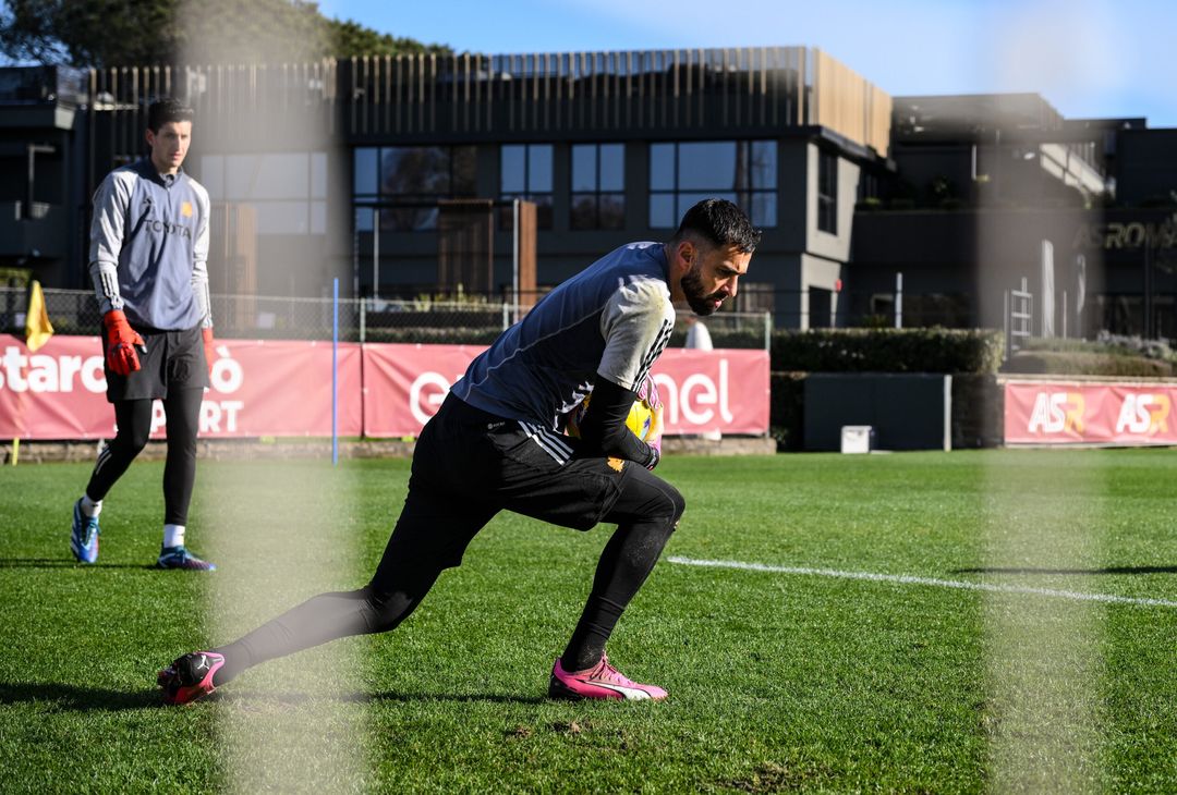 Roma, l’ultimo allenamento prima della partenza per Riyad – FOTOGALLERY - immagine 21