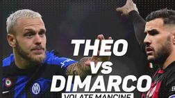 VIDEO/ Theo vs Dimarco, volate mancine in Milan-Inter di Supercoppa: il confronto
