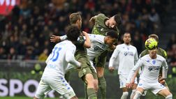 Milan, pari con l’Empoli e altra occasione persa in chiave Champions