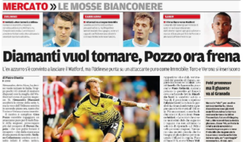 Messaggero Veneto: Diamanti vuol tornare, Pozzo ora frena