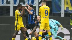 Inter-Verona, Acerbi e Dimarco festeggiano in faccia a Henry | VIDEO