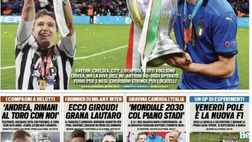 Prima Pagina, Tuttosport: “Chiesa, incedibile. Ecco Giroud, grana Lautaro”