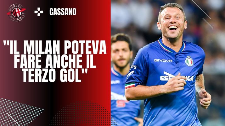 Cassano: 'Milan, grande vittoria in uno stadio tremendo come l'Arechi' (getty images)