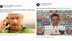 VIDEO Roma-Cremonese, da Ballardini Walter White a “Zero tituli”: social scatenati