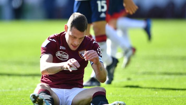 TURIN, ITALY - FEBRUARY 27: Andrea Belotti of Torino FC reacts during the Serie A match between Torino FC and Cagliari Calcio at Stadio Olimpico di Torino on February 27, 2022 in Turin, Italy. (Photo by Valerio Pennicino/Getty Images) Di Marzio: “Ecco la situazione per Belotti a parametro zero, tra Milan, Atalanta e non solo” - immagine 1