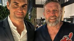 Candela, dopo Totti anche lui posa con Federer: “Ho trovato il compagno per il padel”